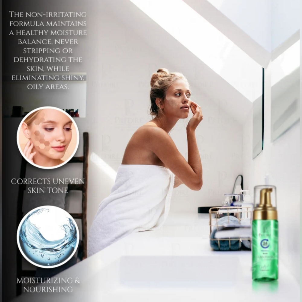Prédiré Teal Lava Foam 24-Hour Foam Cleanser - Sealed in Shrinkwrap - Picture 3 of 8